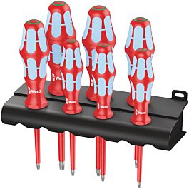 TORX® Jeu de tournevis, acier inoxydable + Rack 3167 i/7 Rack WERA - 05022767001