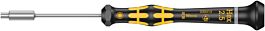 Tournevis ESD à douille Kraftform Micro 1569 ESD Micro 2,5 x 60 mm WERA - 05030413001