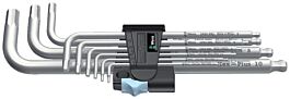 Jeu de clés mâles coudées, syst. métrique, acier inoxydable 3950/9 Hex-Plus Stainless 1 WERA - 05073544001