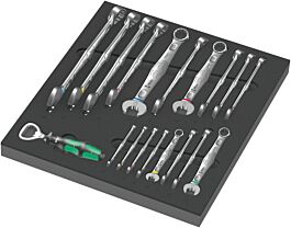 Jeu de clés mixtes Joker 18 pièces 9731 Insert en mousse jeu 6003 Joker 1 Wera - 05150121001