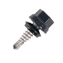 100 Vis bac acier - couturage - TH12-6,3x22mm- RAL5008 - SCELL-IT - ZTCR-63022-5008