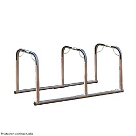  Support vélos en ligne 3 arceaux  - MOTTEZ - B882C3