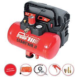 Compresseur coaxial 6L 1,5CV PRODIF avec accessoires - 01906SHK