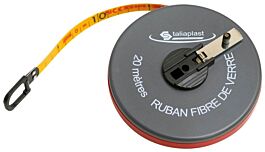 DOUBLE DECAMETRE RUBAN FIBRE BOITIER ABS TALIAPLAST - 490301