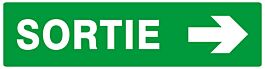SORTIE FLECHE A DROITE 200x52mm TALIAPLAST - 620417
