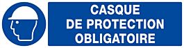 CASQUE DE PROTECTION OBLIGATOIRE 200x52mm TALIAPLAST - 620503