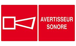 AVERTISSEUR SONORE 330x200mm TALIAPLAST - 621127