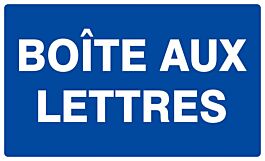 Panneau rigide BOITE AUX LETTRES 330x200mm TALIAPLAST - 621609