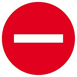 Panneau rigide SENS INTERDIT D.300mm TALIAPLAST - 622210