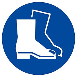 Panneau rigide CHAUSSURES DE SECURITE OBLIGATOIRES D.300mm TALIAPLAST - 622505