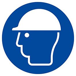 Panneau rigide CASQUE DE PROTECTION OBLIGATOIRE D.300mm TALIAPLAST - 622506
