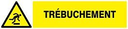 Panneau rigide DANGER, TREBUCHEMENT 330X75MM TALIAPLAST - 625328