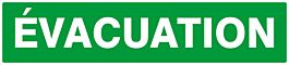 PANNEAU EVACUATION 330X75MM TALIAPLAST - 625405