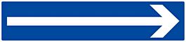 Panneau rigide FLECHE 330X75MM TALIAPLAST - 625620