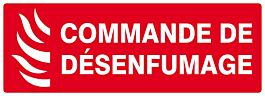 PANNEAU COMMANDE DE DESENFUMAGE 330X120MM TALIAPLAST - 626117