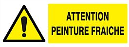 Panneau rigide ATTENTION PEINTURE FRAICHE 330X120MM TALIAPLAST - 626334