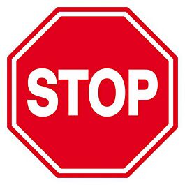 Panneau rigide STOP Ø180MM TALIAPLAST - 627209