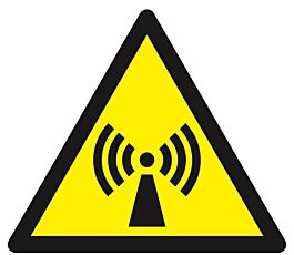 Panneau rigide DANGER, RADIATIONS NON IONISANTES 300X300X300MM TALIAPLAST - 629320