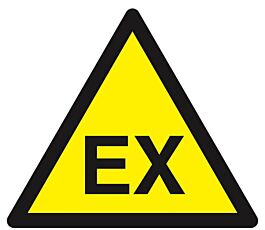 Panneau rigide DANGER ATMOSPHERE EXPLOSIVE 300X300X300MM TALIAPLAST - 629327
