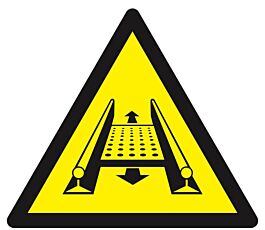 Panneau rigide DANGER INSTALLATION MOBILE 300X300X300MM TALIAPLAST - 629350