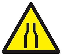 Panneau rigide DANGER RETRECISSEMENT 300X300X300MM TALIAPLAST - 629351