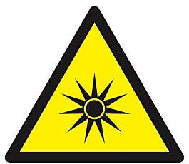 Panneau rigide DANGER, RAYONNEMENT OPTIQUE 300X300X300MM TALIAPLAST - 629370