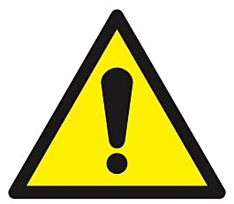 Panneau rigide DANGER, SIGNAL GENERAL 100X100X100MM TALIAPLAST - 629931