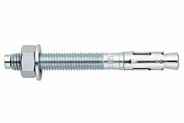 Boite de 10-Goujon d'ancrage zinguée Filetage M24 Diam. 24 mm L 180 mm INDEX-AM24180