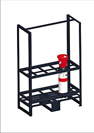 PEA RACK 6 BOUTEILLES 2L 300 BARS SAM OUTILLAGE - PEARACK2