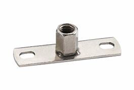 Boite de 100-Platine de fixation inoxydable A4 Filetage M8 Diam. mm L mm INDEX-PFA4M0800