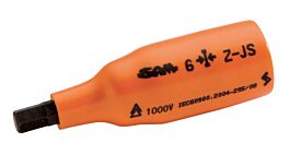 DOUILLE TOURNEVIS ISOLEE 3/8 6 PANS CREUX 5 MM SAM OUTILLAGE - ZJS5