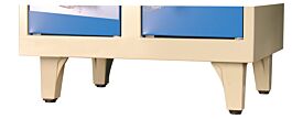 Kit de 4 pieds hauteur 125 pour Vestiaire monobloc ARMAPRO SORI -KIT4P