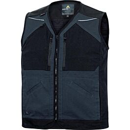 GILET DE TRAVAIL DELTA PLUS MACH ORIGINALS EN COTON ET ELASTHANE BLEU MARINE -MOGI2BM0