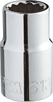 DOUILLE SAM OUTILLAGE 1/2 12 PANS 21 MM- S-21