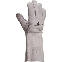 GANT DE SOUDEUR THERMIQUE DELTA PLUS EN CROUTE DE BOVIN MANCHETTE 15CM - TC7160