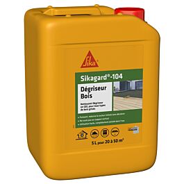 PACK DE 6 BIDONS DE 2L DE SIKAGARD-104 DÉGRISEUR BOIS - SIKA - 707180