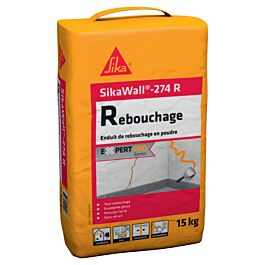 ENDUIT DE REBOUCHAGE CARTON DE 4 SACS 4KG DE SIKAWALL 274 R - SIKA - 628900