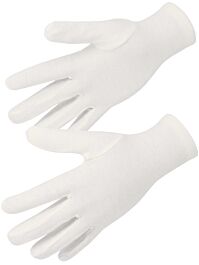 Gant coton interlock blanchi Ourlet Version lourde - SINGER - JB10010