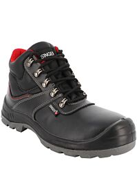Chaussures hautes cuir fleur S3L FO SR - SINGER - LAURO
