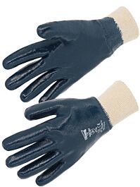 Gant nitrile tout enduit Enduction lourde Poignet tricot - SINGER - NBR1327