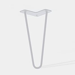 Pied de table double fil HT 50 cm blanc mat - MOTTEZ - M503VBC