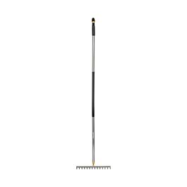RATEAU DE JARDIN 14 DENTS ERGONOMIC A MANCHE COURBE FISKARS - 1077112