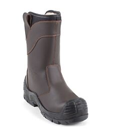 Bottes de sécurité marron fourrées btp S3 HI CI SRC GASTON MILLE UNITAN RUFG3