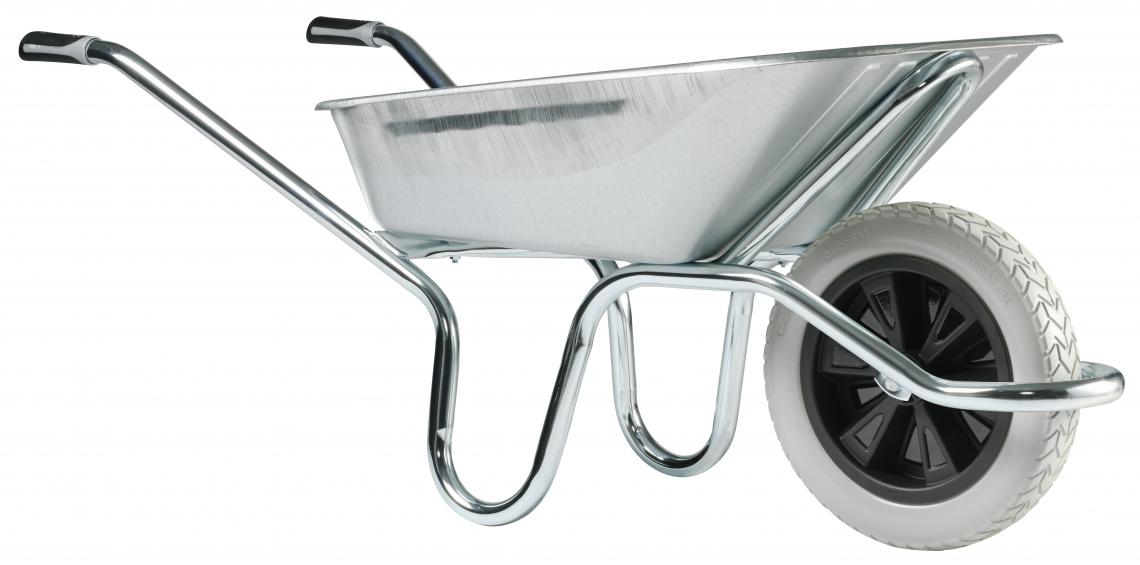 Brouette HAEMMERLIN Expert 100L Galvanisée Roue Increvable - 305379805