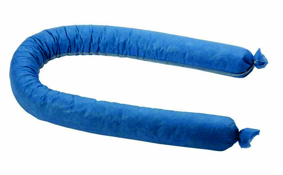 Boudin absorbant hydrocarbures -8cm x 1 20m - bleu- 5 3l - a l'unite -08387