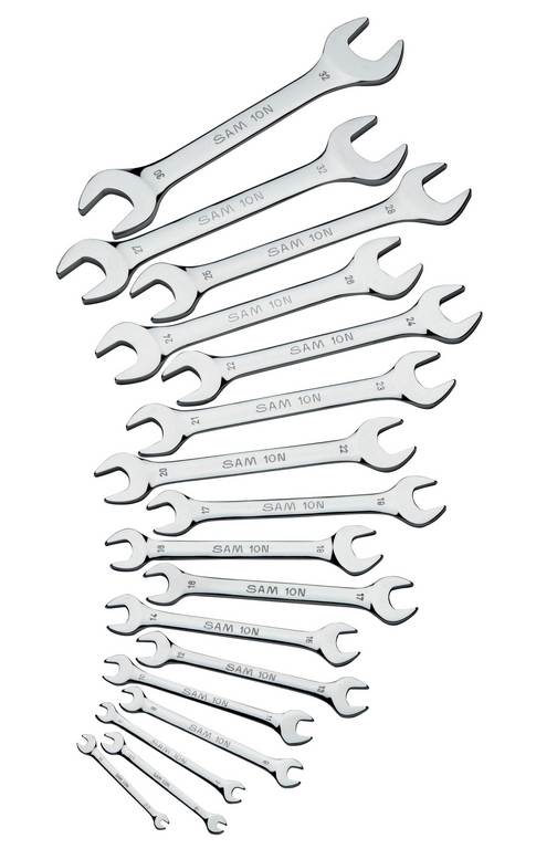 JEU DE 17 CLES A FOURCHES SAM OUTILLAGE - 10NJ17P