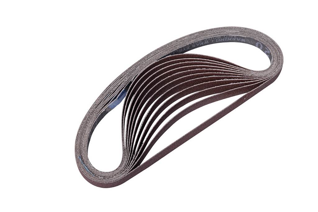 Paquet de 10 bandes abrasives 6x457 mm grain 60 SAM OUTILLAGE - 1325660