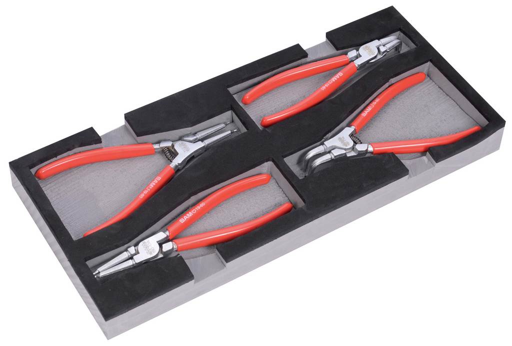 MODULE MOUSSE 4 PINCES CIRCLIPS SAM OUTILLAGE - 190J4MM