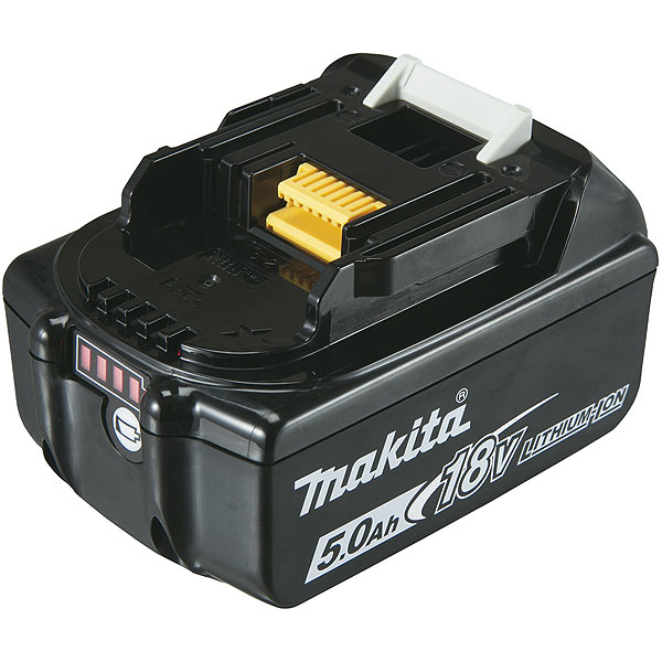 Batterie MAKITA 18V Li-Ion 5 Ah BL1850B Makstar témoin de charge intégré 197280-8