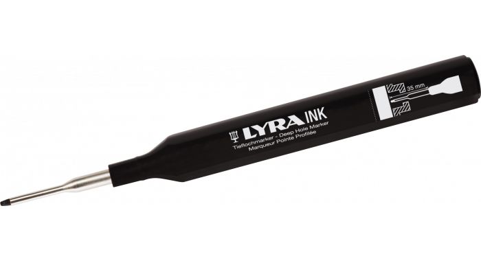 MARQUEUR À POINTE LYRA PROFILÉE NOIR INK EN ÉTUI DE 10- 4480017- 4480099
